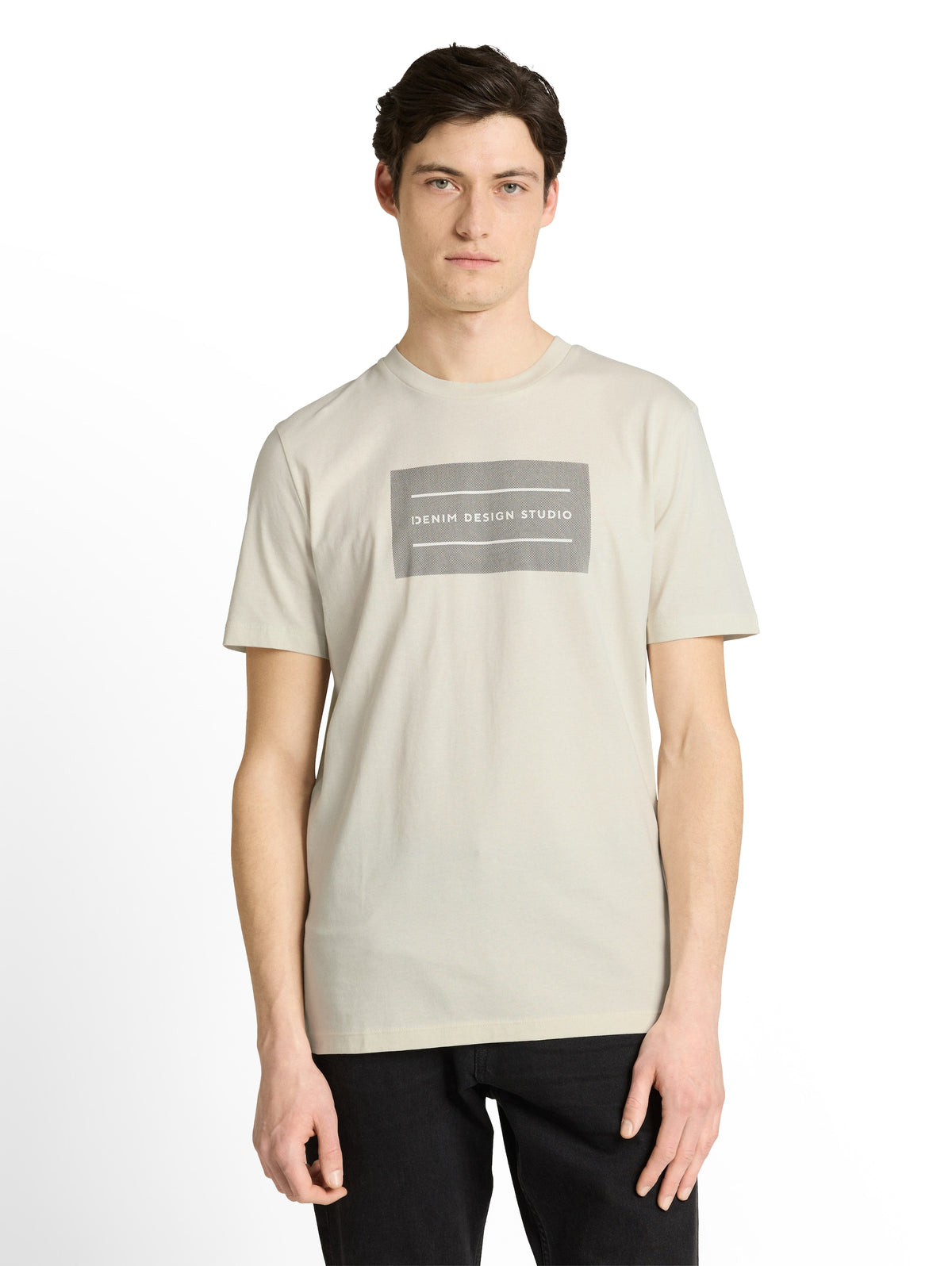 Basic T-Shirt mit Logo-Print