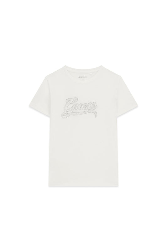 SS GUESS STUD LOGO EASY TEE