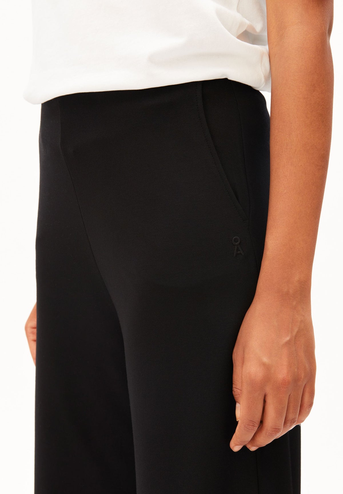 BASIC JERSEY WIDE LEG PANT