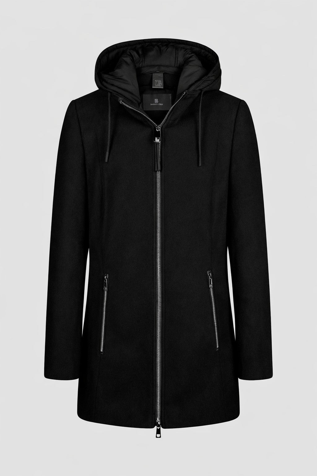 Wolljacke mit Kapuze