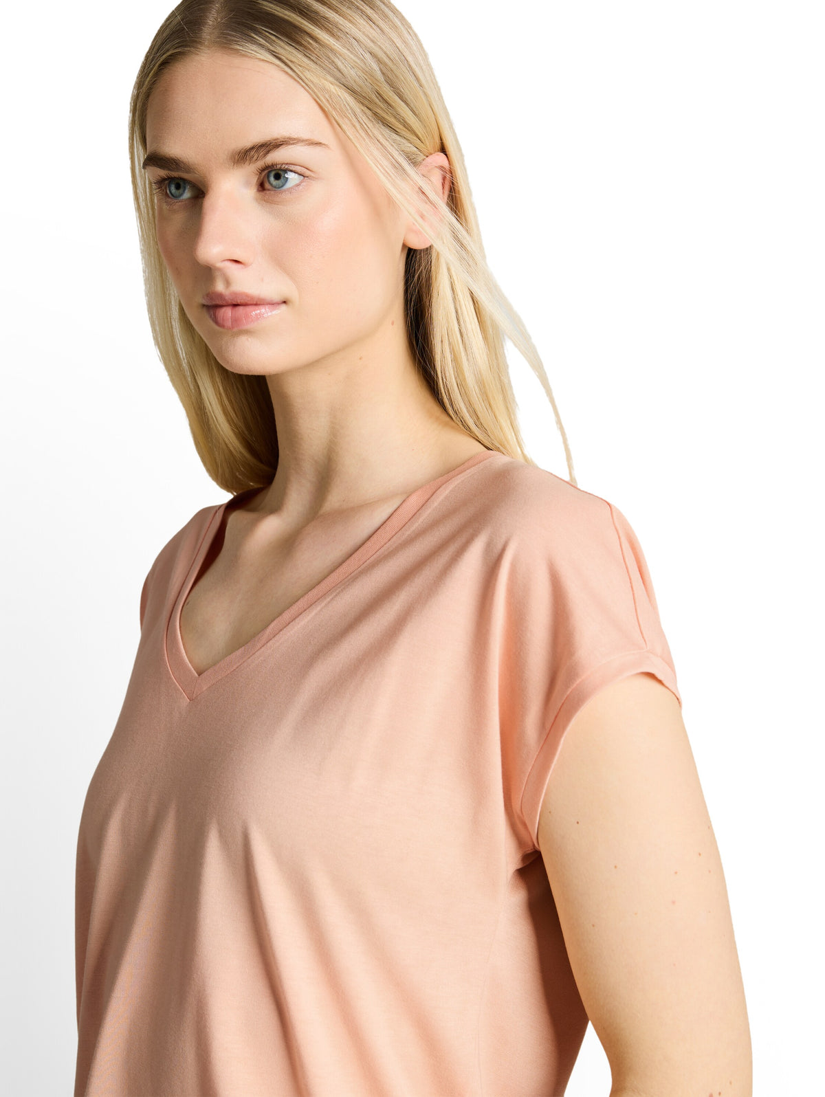T-Shirt mit V-Ausschnitt