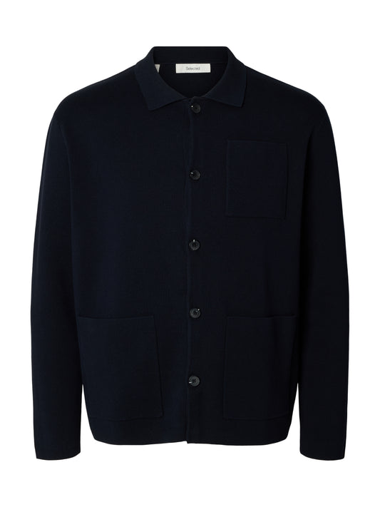 SLMMIKE LIGHT POLO CARDIGAN NOOS