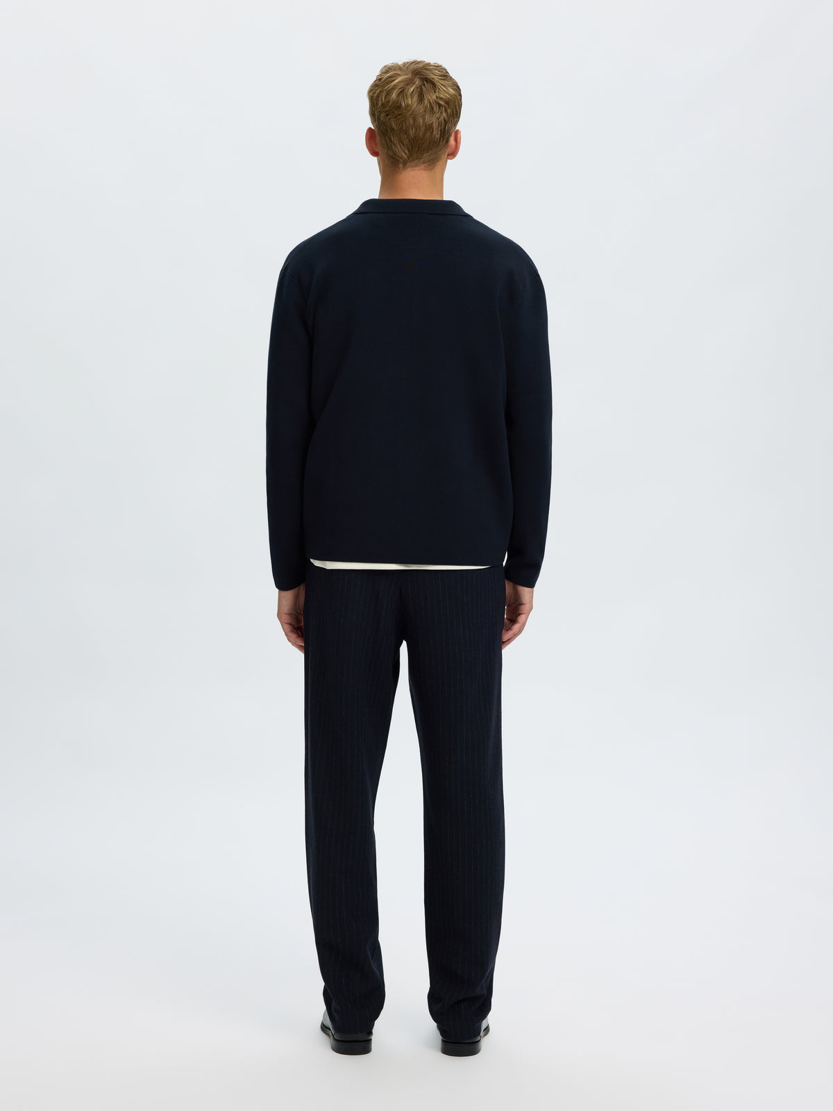 SLMMIKE LIGHT POLO CARDIGAN NOOS