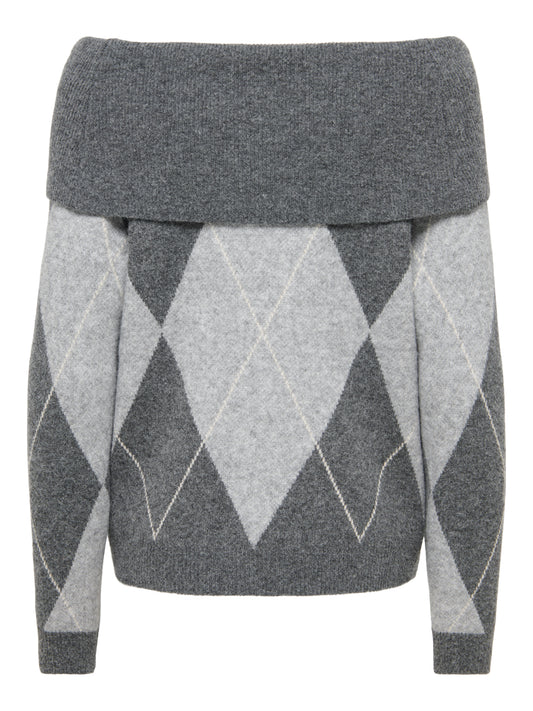 ONLALIVIA LS OFF SHOULDER KNT