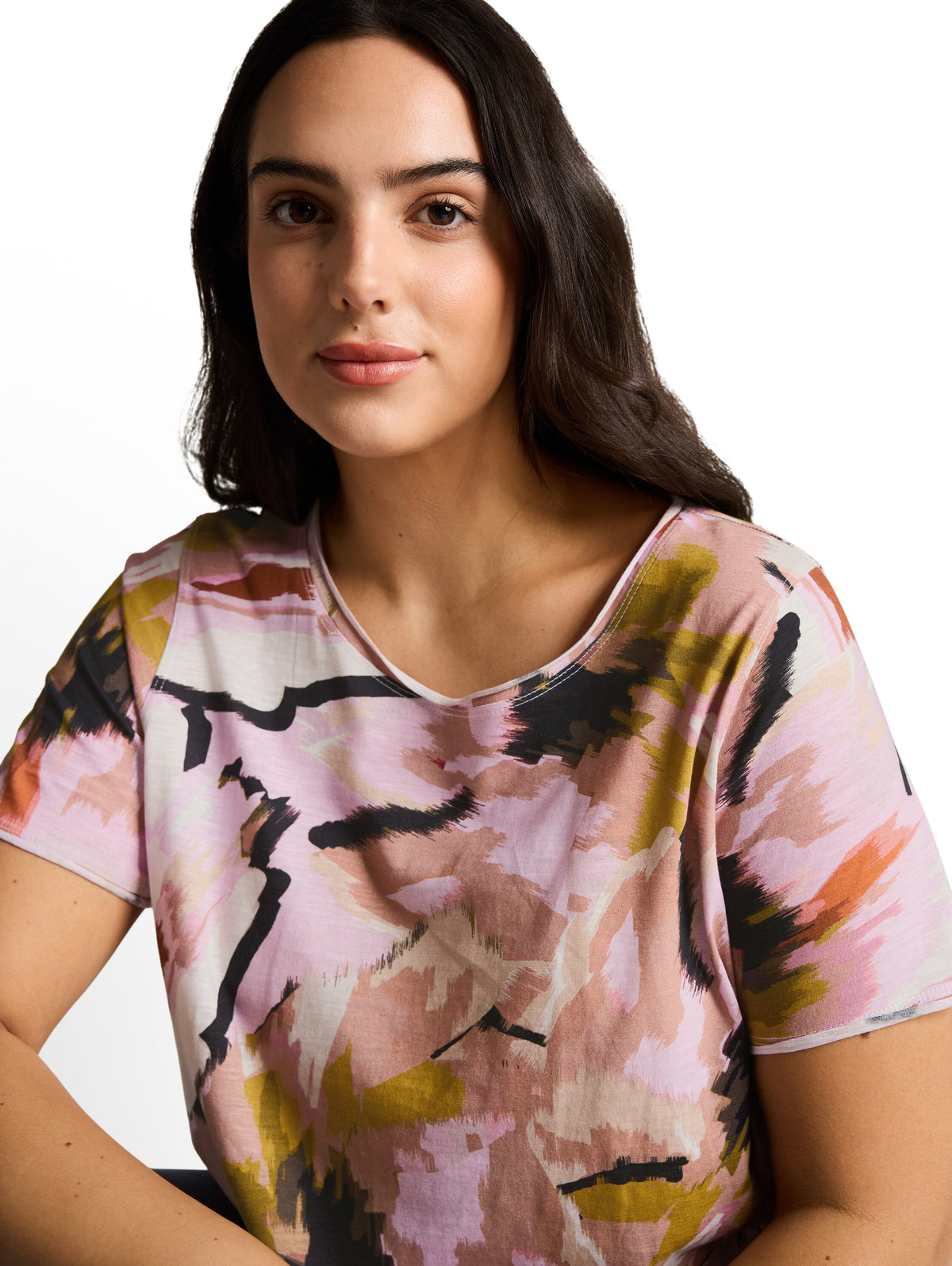 Plus Size - T-Shirt aus Baumwolle
