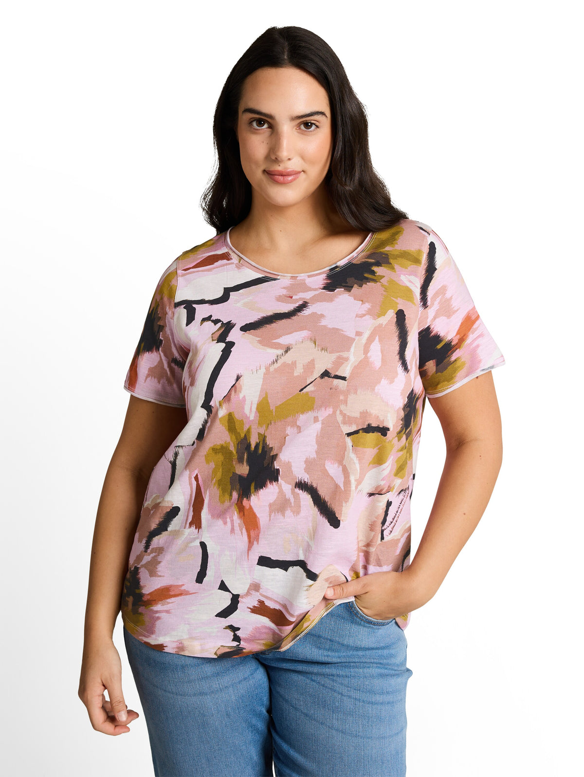 Plus Size - T-Shirt aus Baumwolle