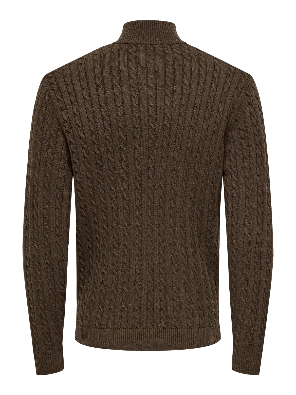 ONSLOUI REG 12 CABEL HALF ZIP KNIT NOOS