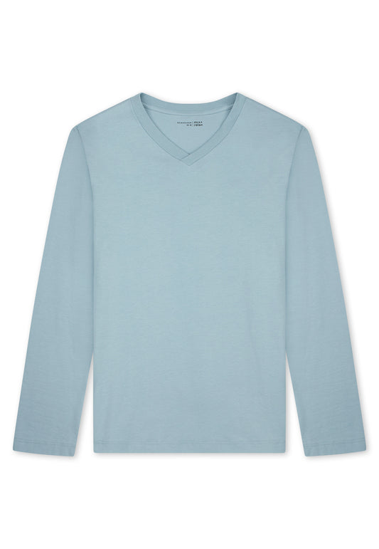 Langarmshirt V-Ausschnitt