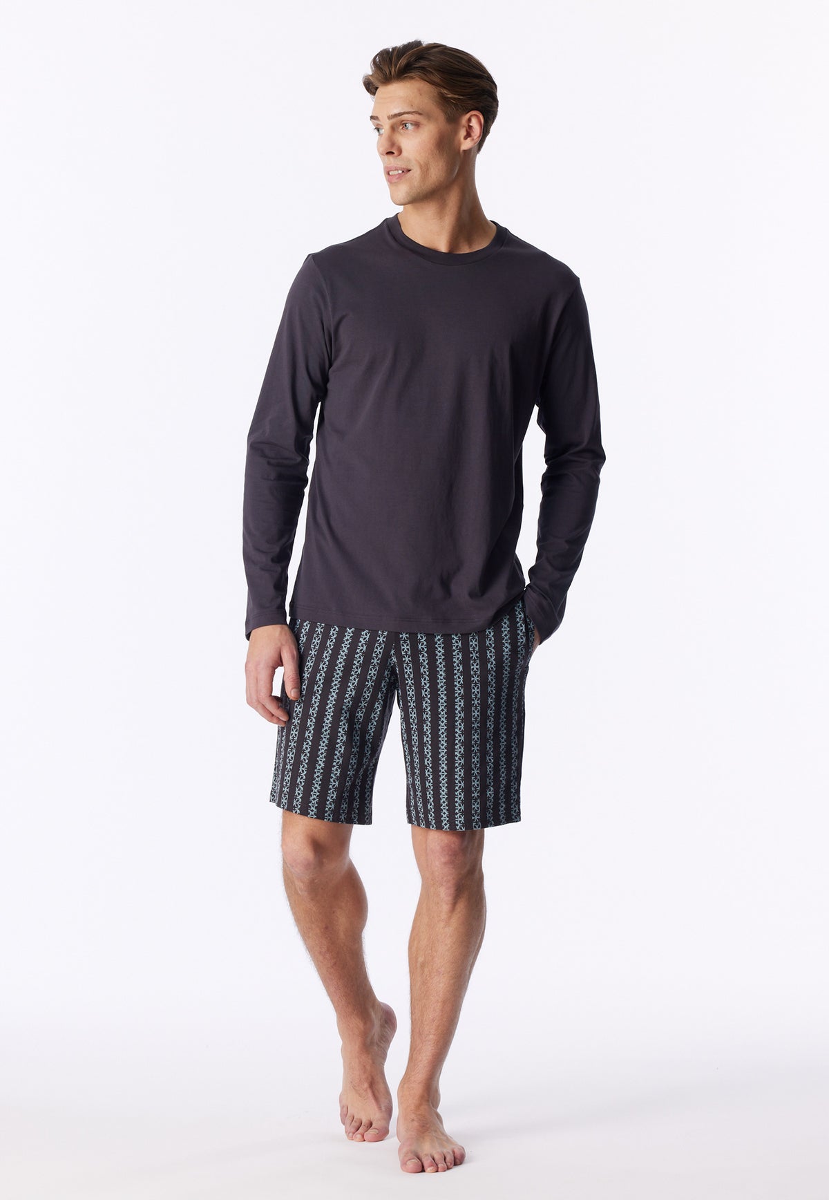 Langarmshirt Rundhals
