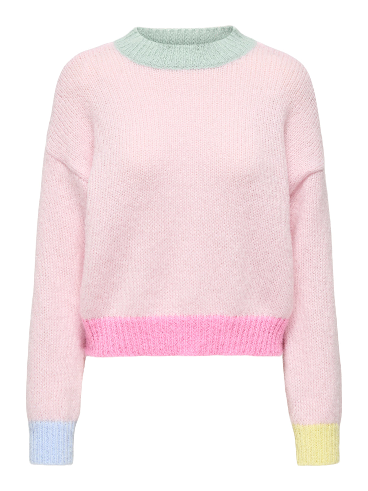 ONLOLINA LS CONTRAST HIGHNECK CC KNT