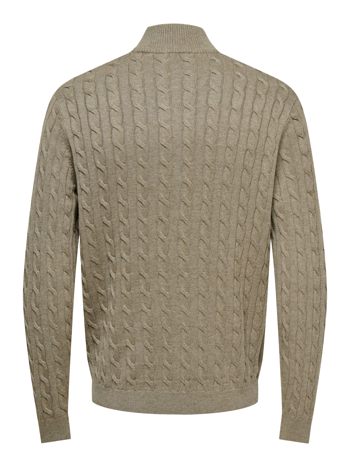 ONSLOUI REG 12 CABEL HALF ZIP KNIT NOOS