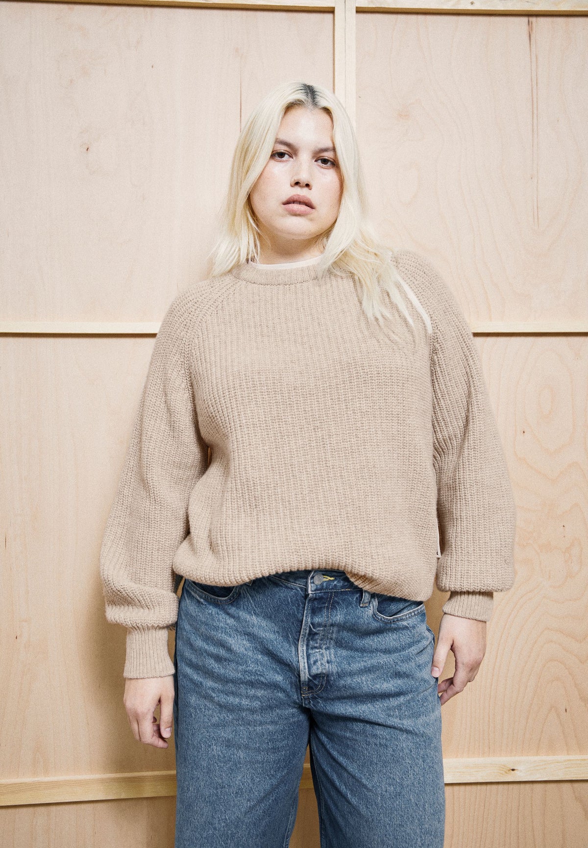 RIB KNIT SWEATER