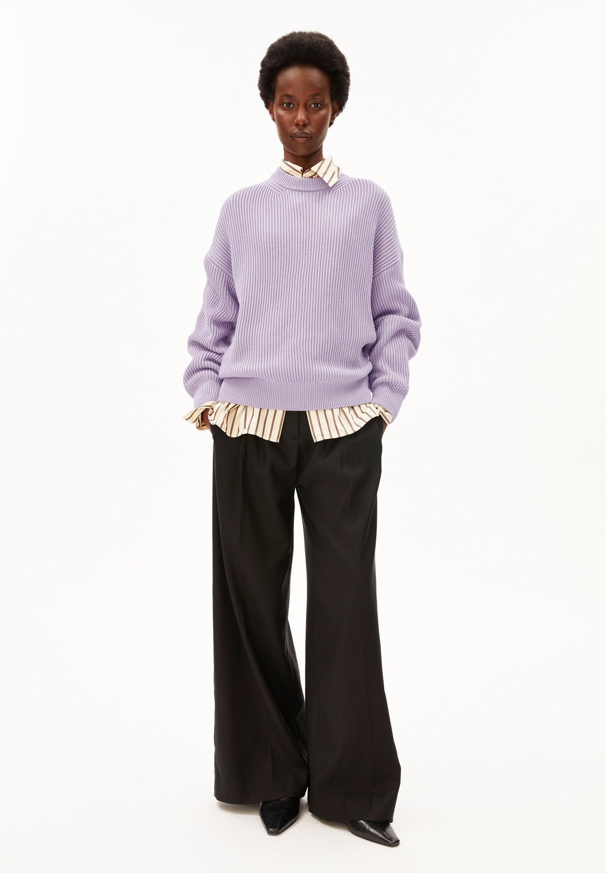 VANISÉ RIB KNIT SWEATER