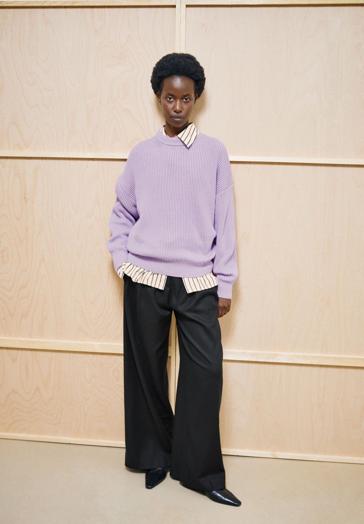 VANISÉ RIB KNIT SWEATER