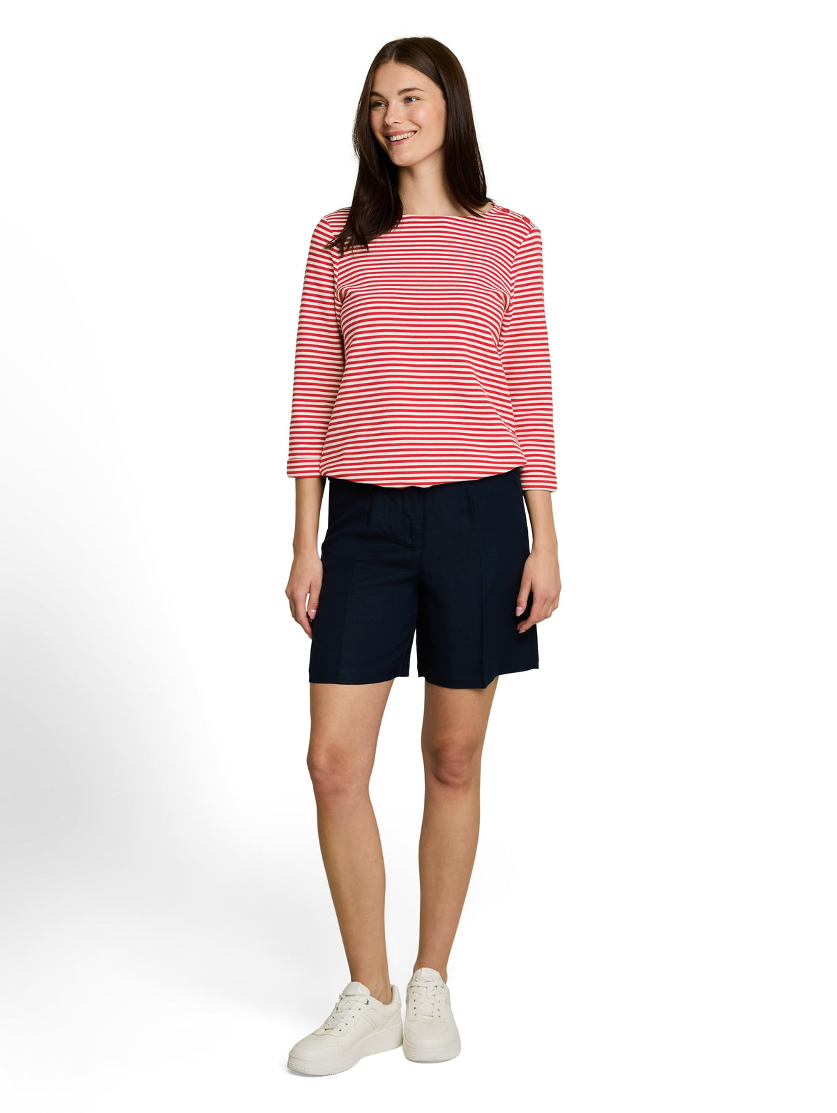 Langarmshirt mit Knopf-Details