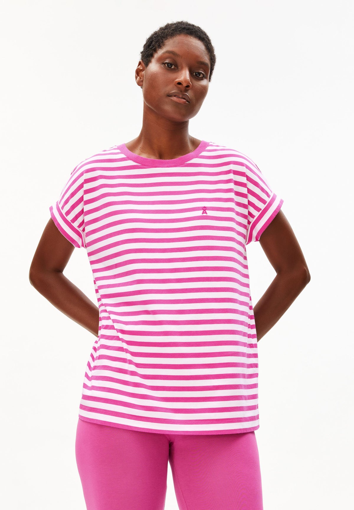IDAARA STRIPE T-SHIRT