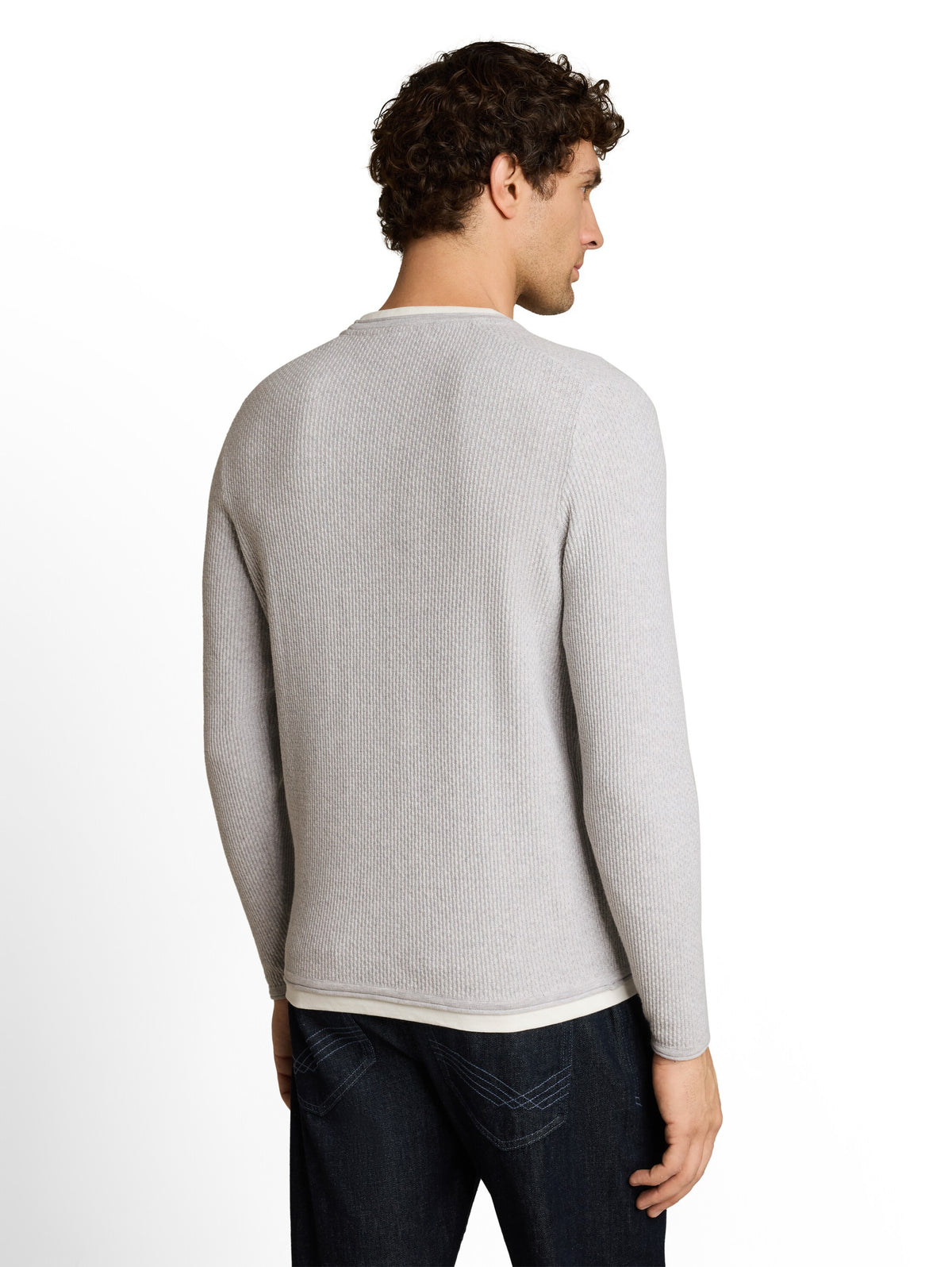 Strickpullover im 2-in-1-Look