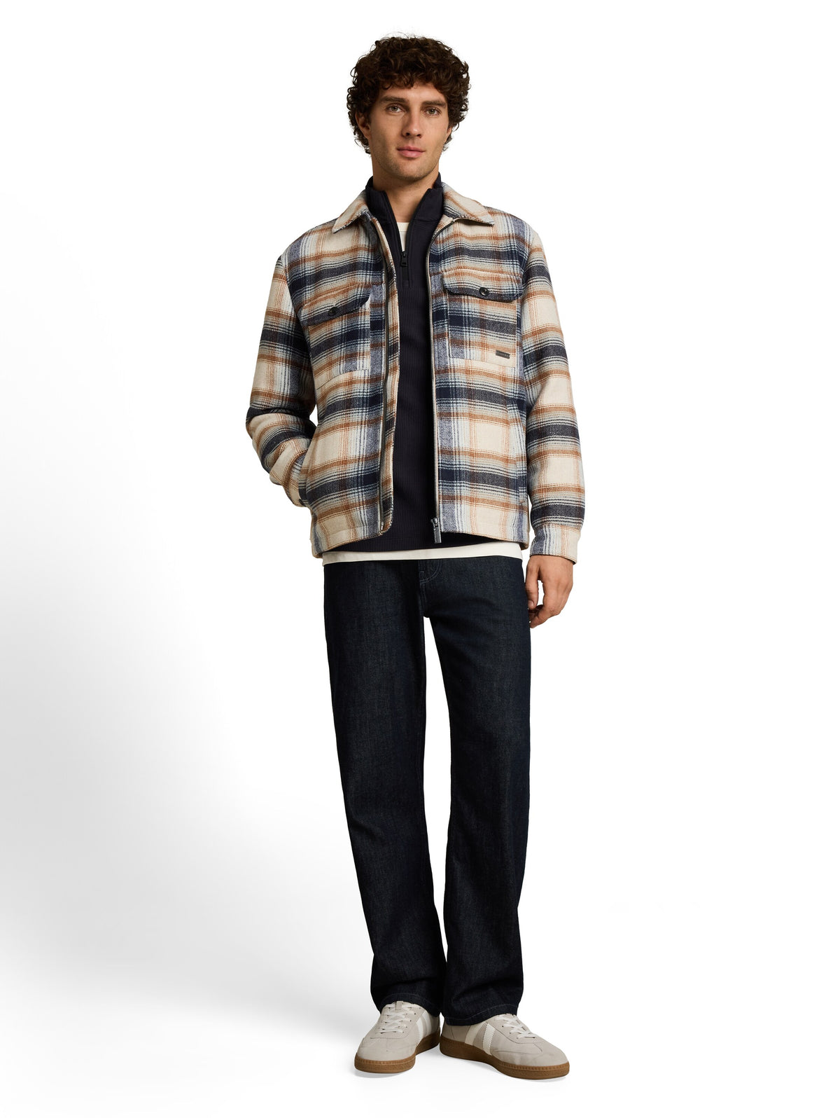 Overshirt mit Wollanteil