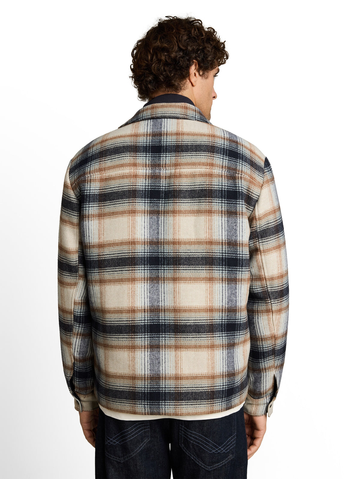 Overshirt mit Wollanteil
