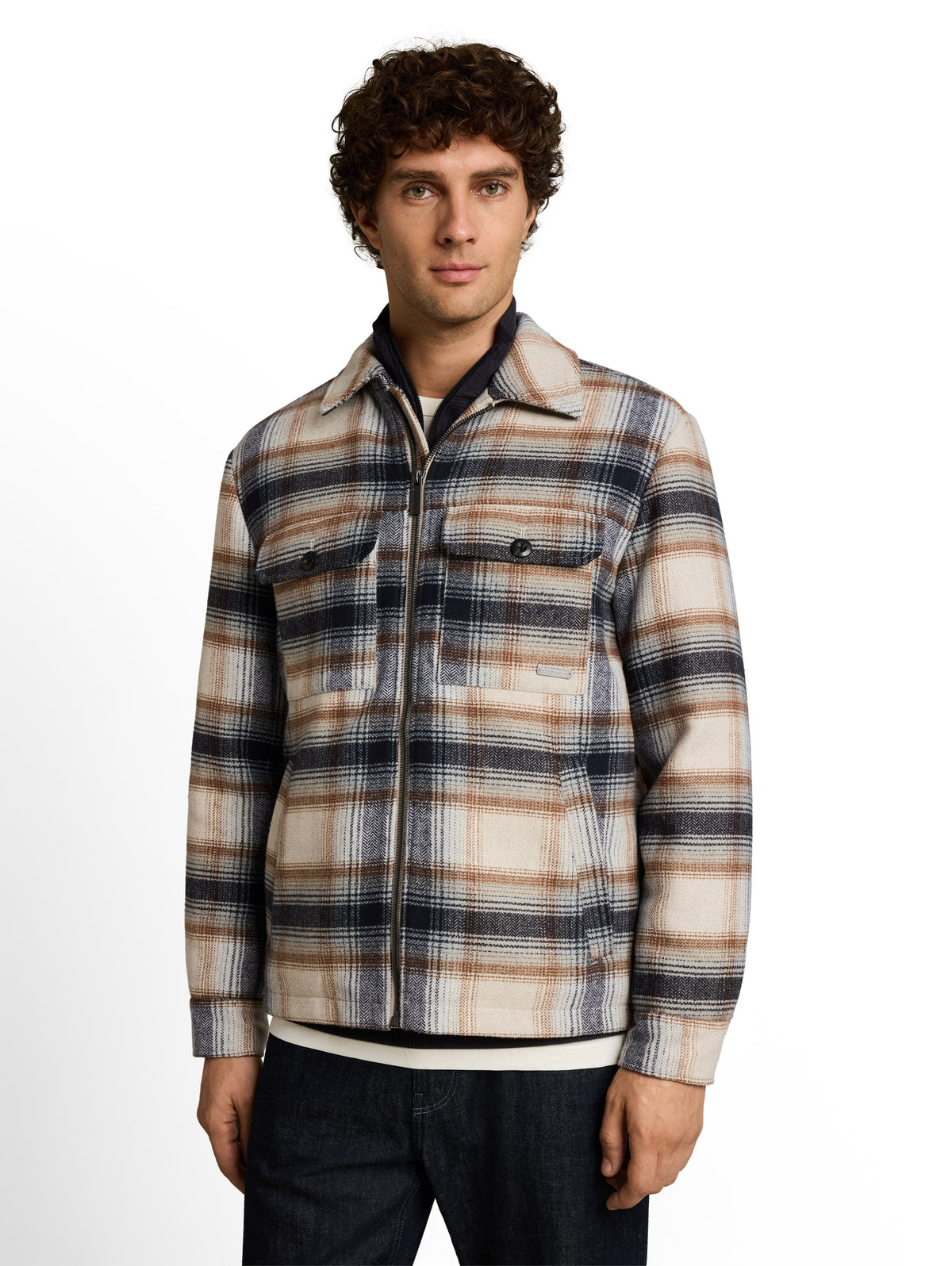 Overshirt mit Wollanteil