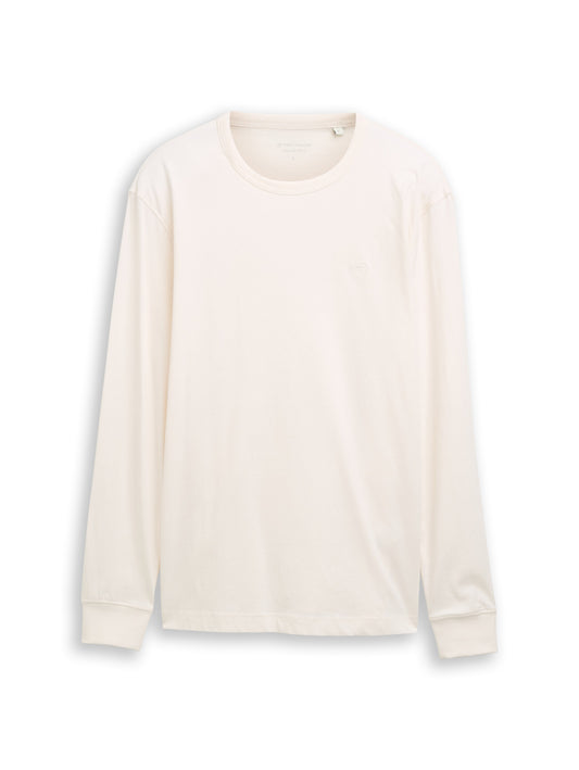 Basic Langarmshirt aus Baumwolle
