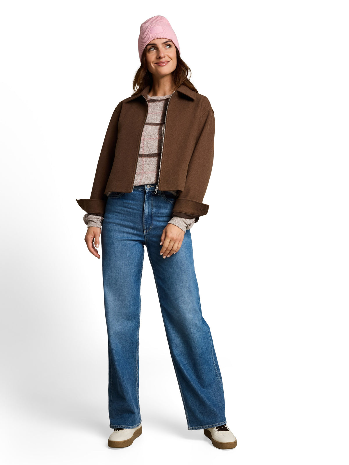 Cosy Langarmshirt mit Muster