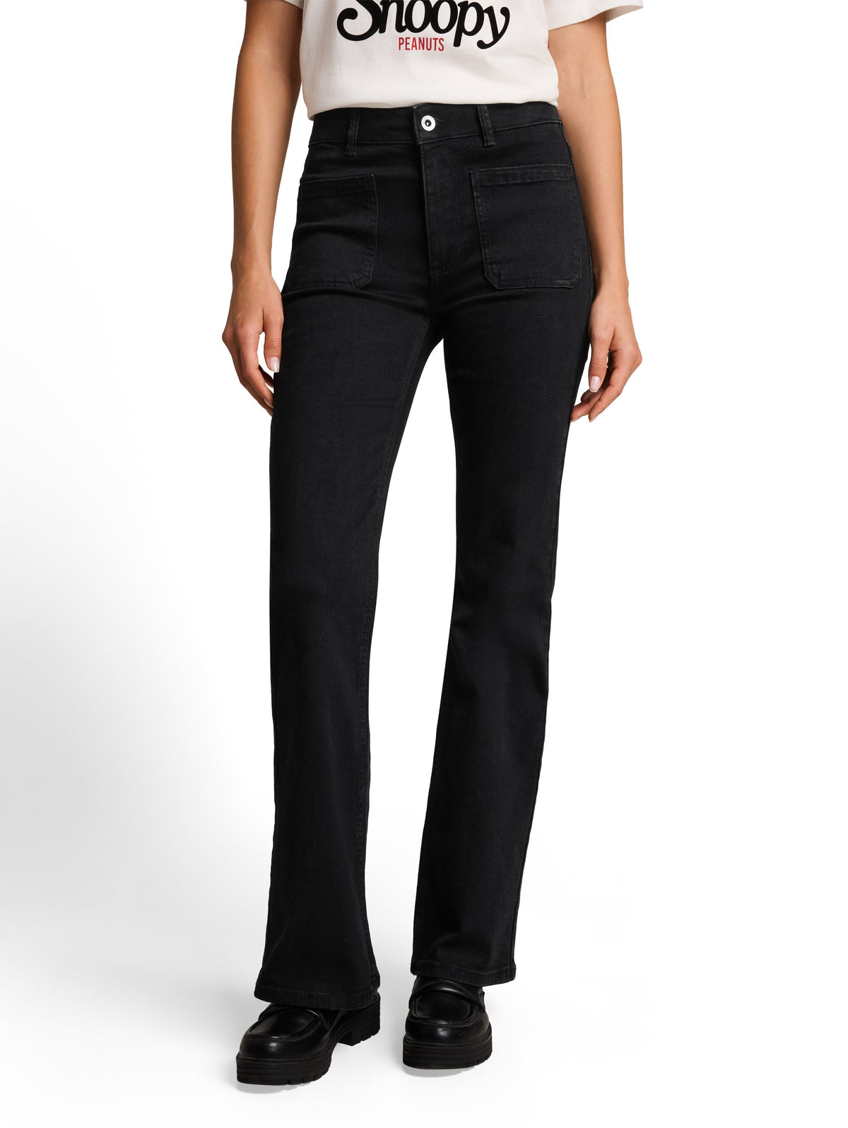 TTSTELLA Bootcut Jeans mit aufgesetzten Taschen