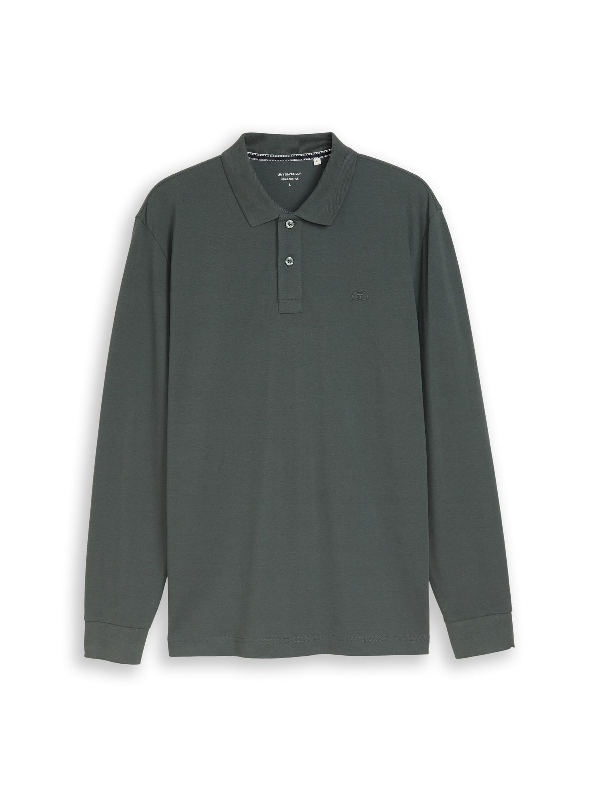 Langarm Piqué Poloshirt