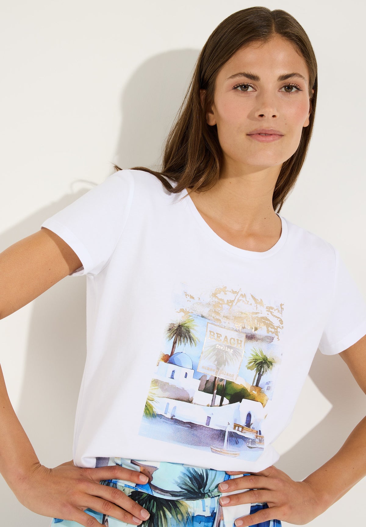 T-Shirt mit Frontprint