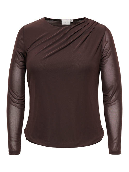 CARSARA L/S MESH TOP JRS