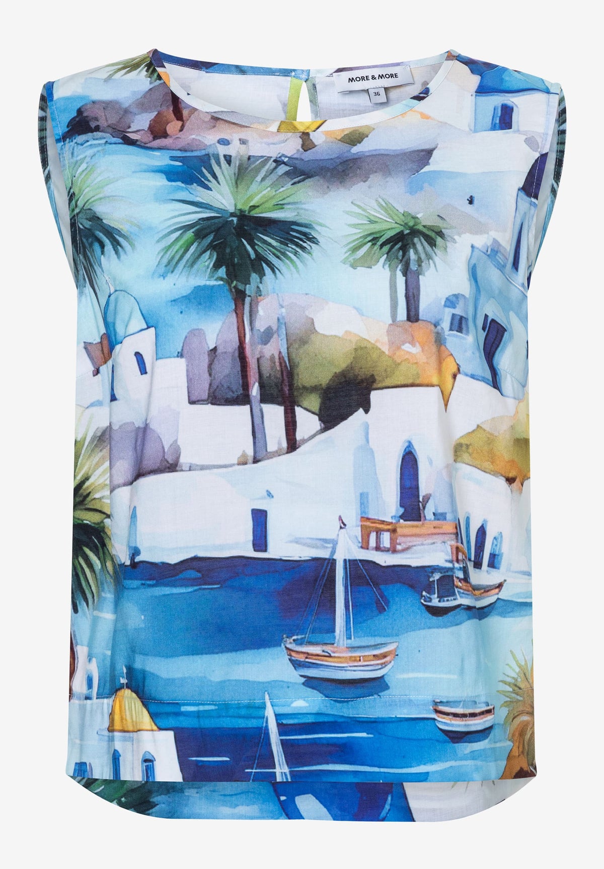 Top mit Statement-Print