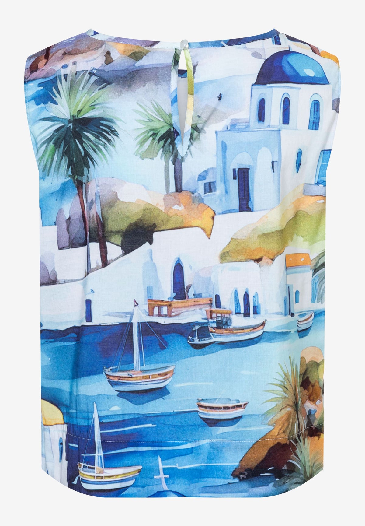 Top mit Statement-Print