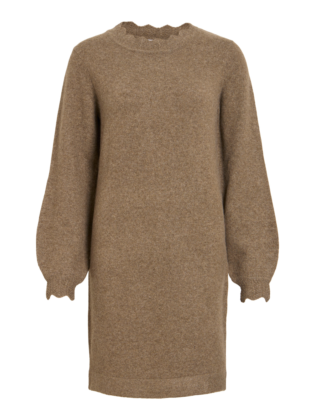 VINIKOLINA O-NECK L/S KNIT DRESS - NOOS