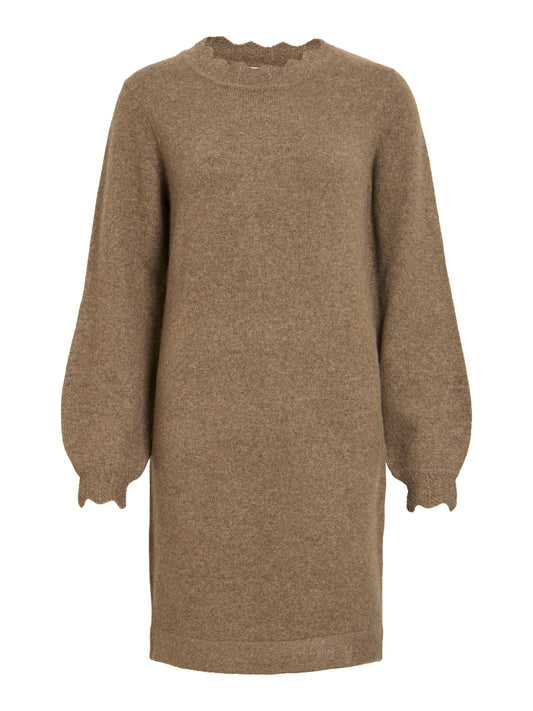 VINIKOLINA O-NECK L/S KNIT DRESS - NOOS