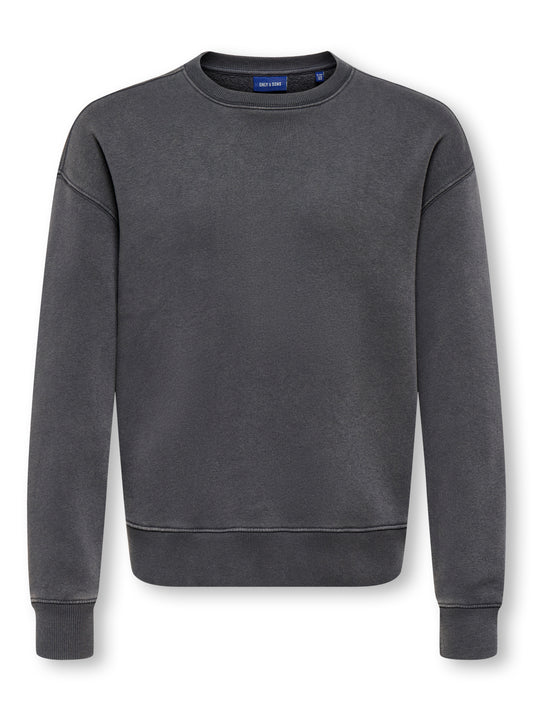 OSJLARRY EFLOW RLX LS WASHED CREW