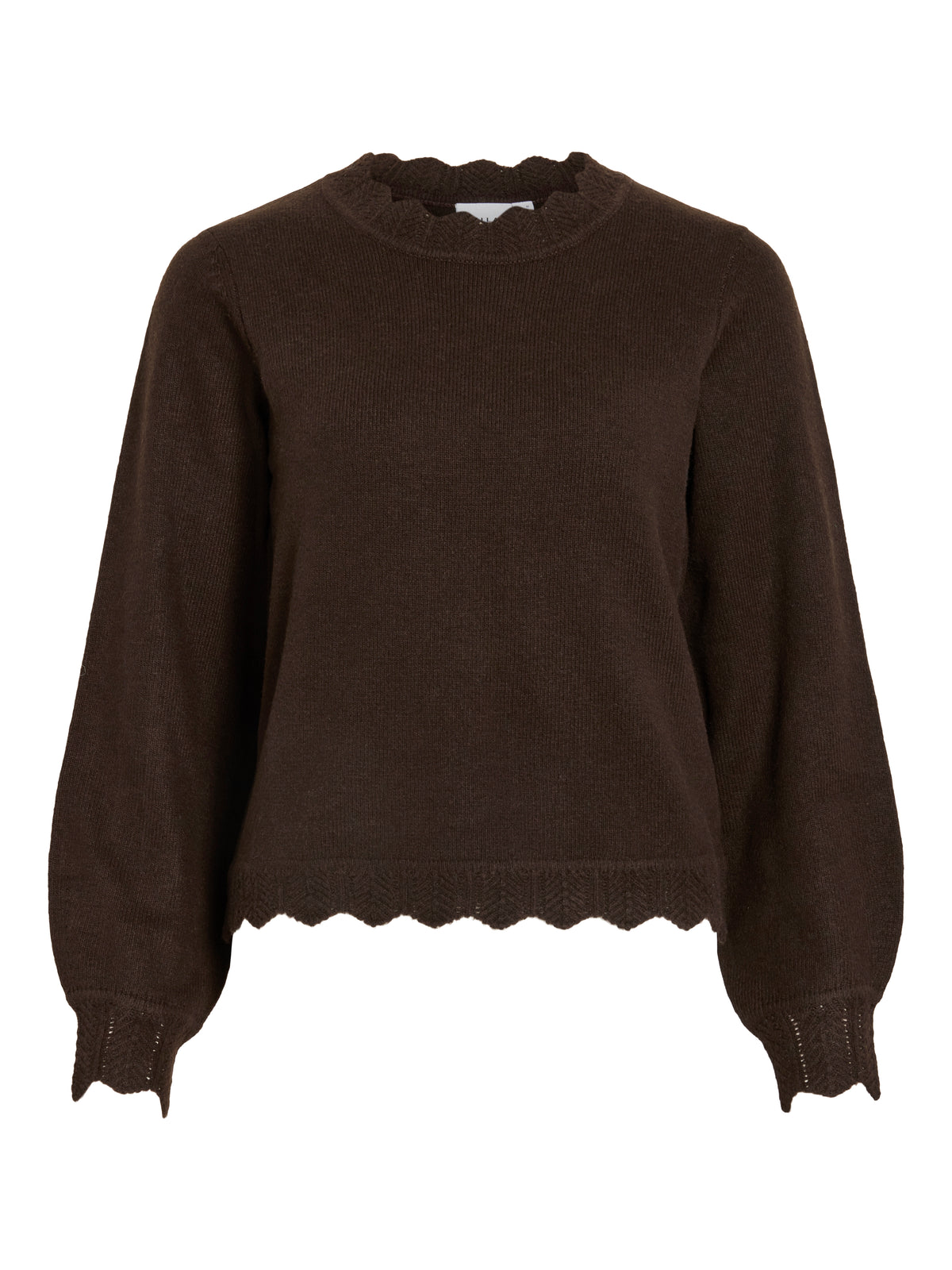VINIKOLINA O-NECK L/S KNIT TOP - NOOS