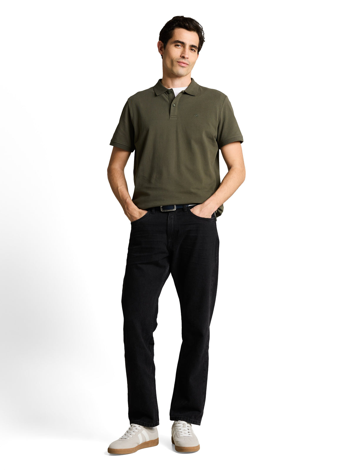 Piqué Poloshirt mit Logo-Stickerei