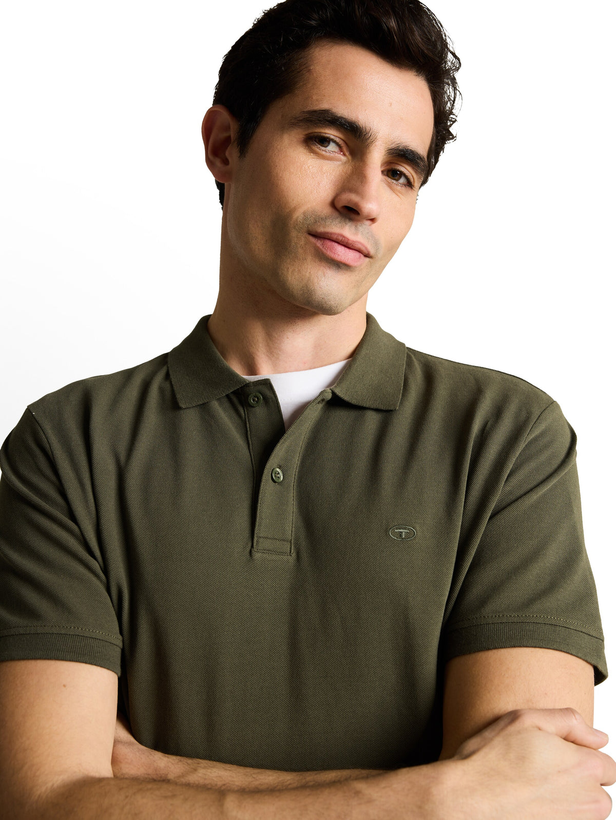 Piqué Poloshirt mit Logo-Stickerei