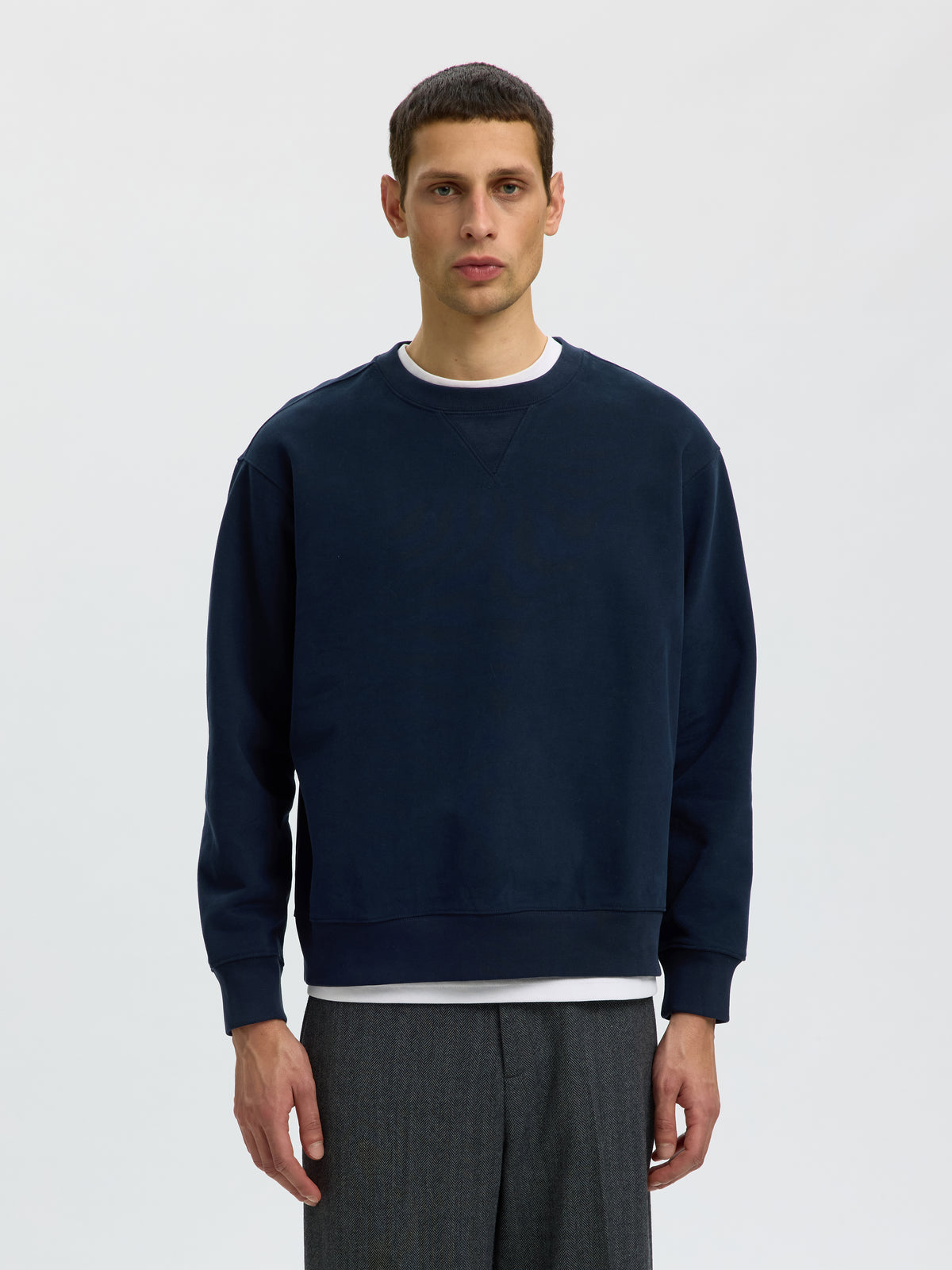 SLMRELAXGRANT LS CREW NECK SWEAT