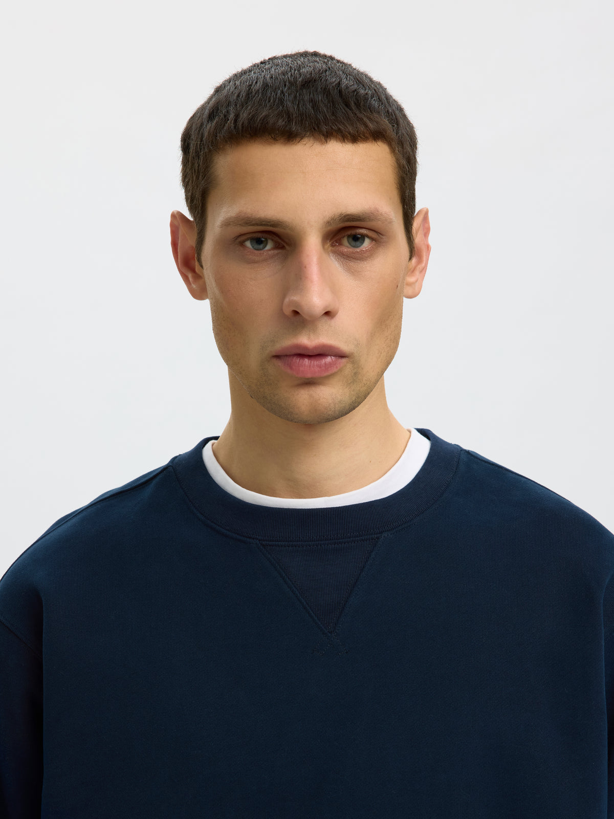 SLMRELAXGRANT LS CREW NECK SWEAT