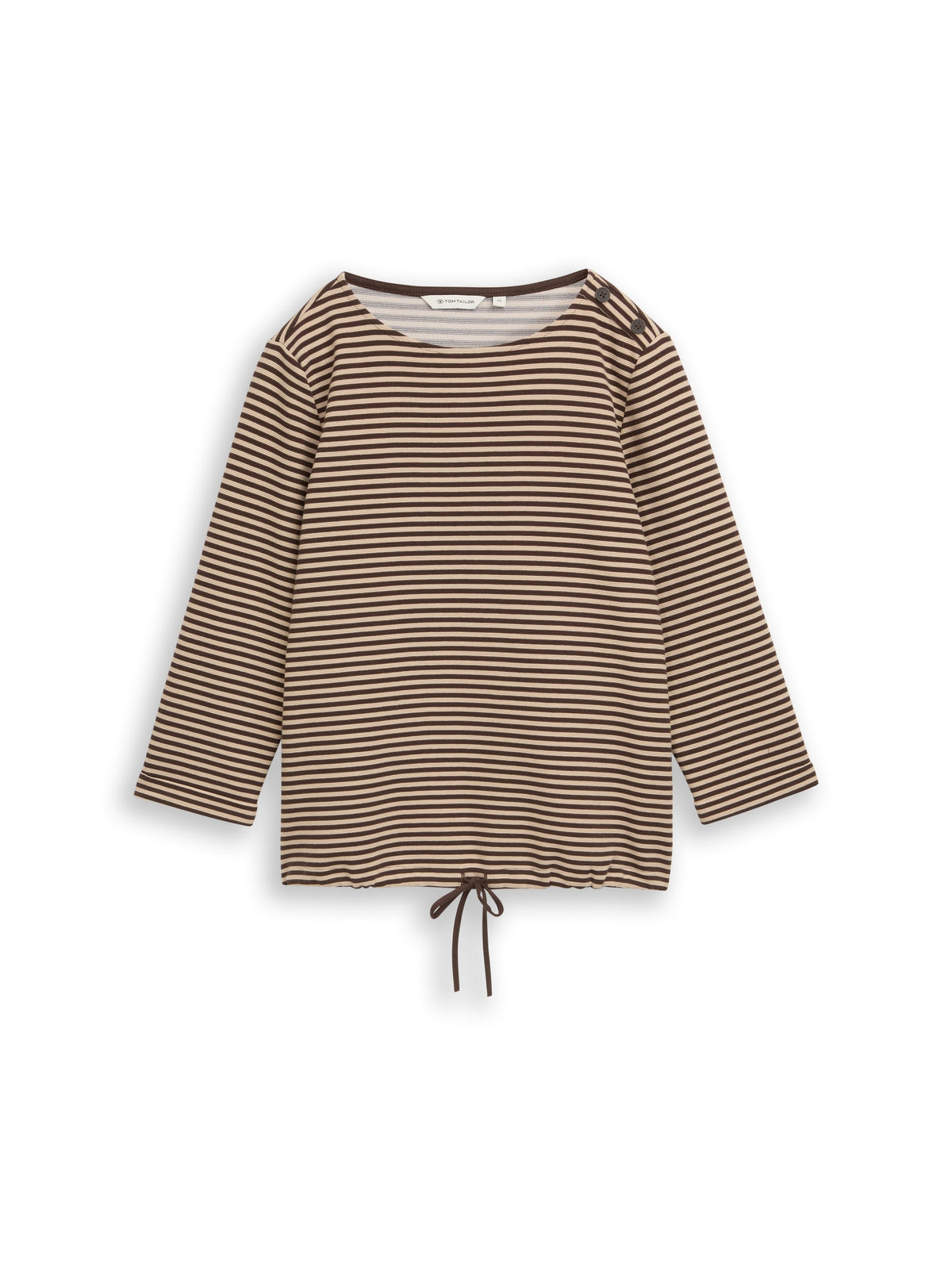 Langarmshirt mit Knopf-Details