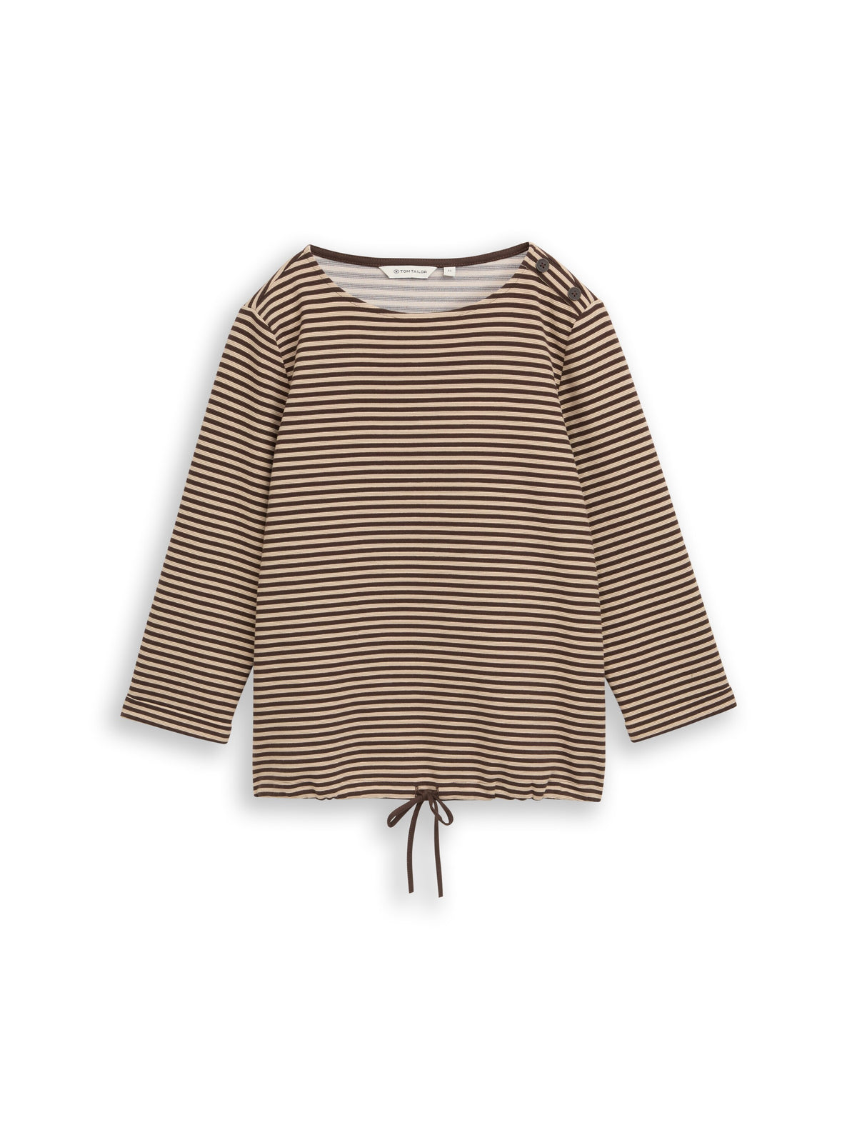 Langarmshirt mit Knopf-Details