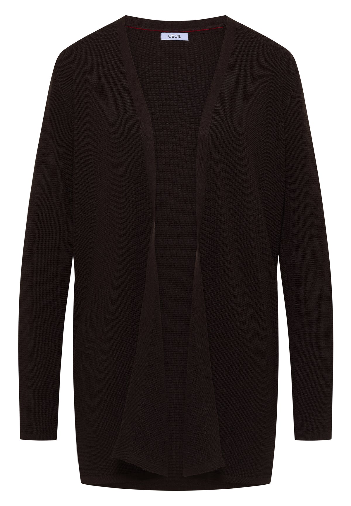 Offener Cardigan mit langen Ärmeln