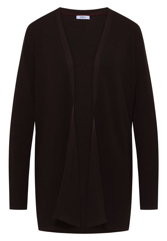 Offener Cardigan mit langen Ärmeln