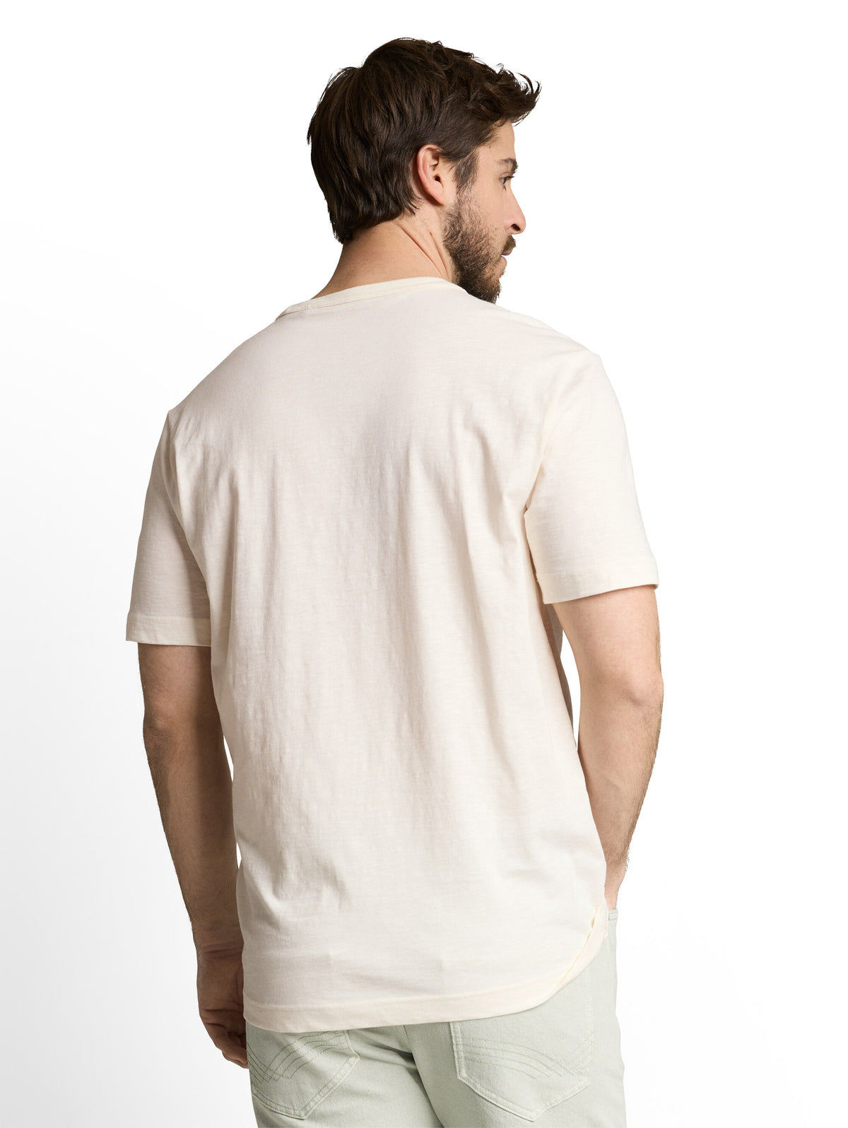 Basic T-Shirt aus Baumwolle