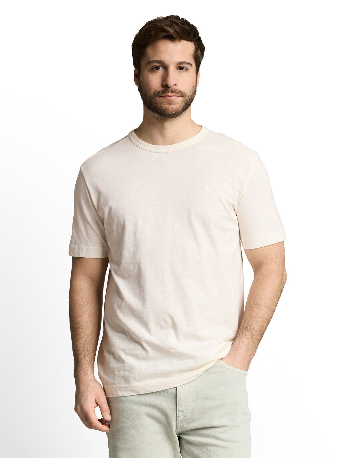 Basic T-Shirt aus Baumwolle
