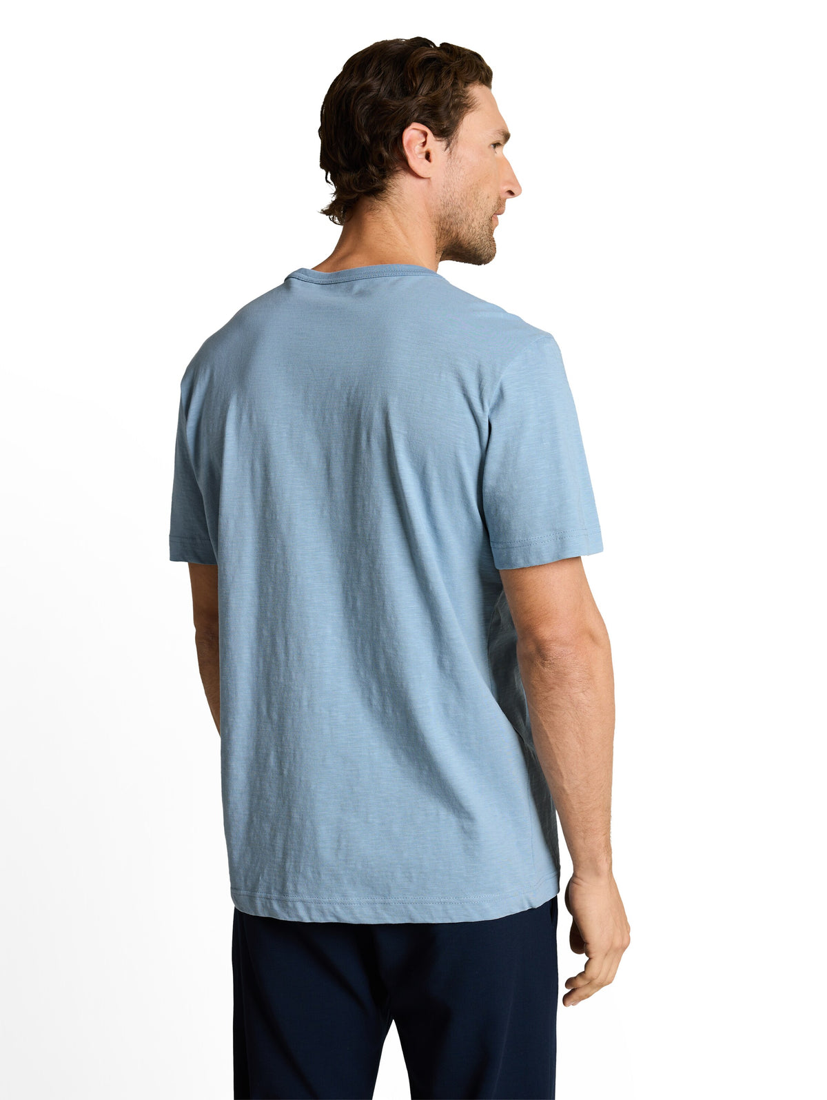 Basic T-Shirt aus Baumwolle