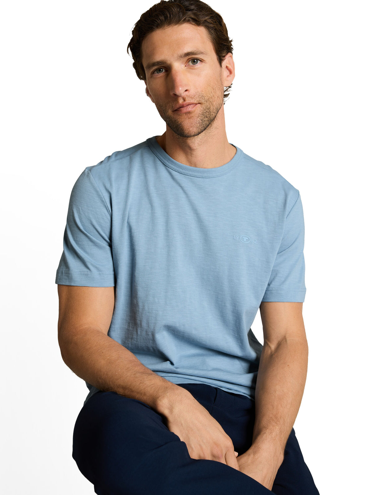 Basic T-Shirt aus Baumwolle