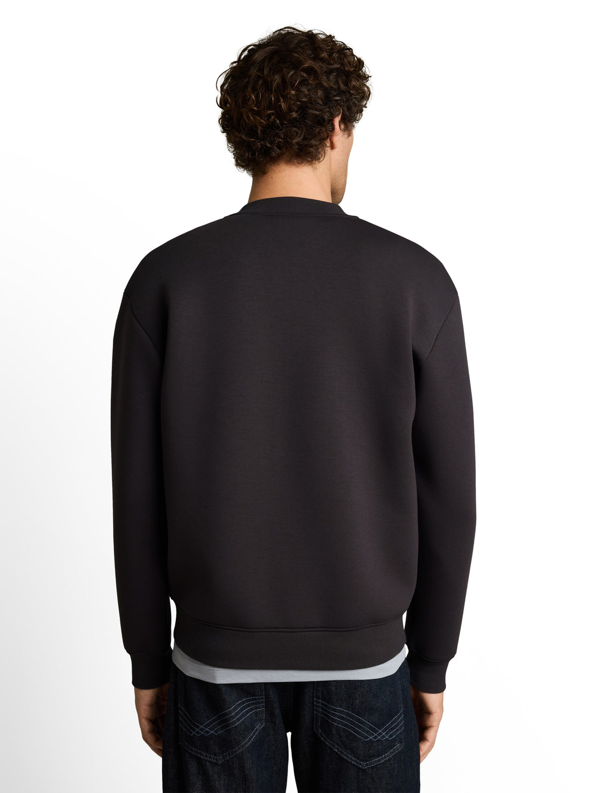 Relaxed Fit Scuba Hoodie Sweatjacke