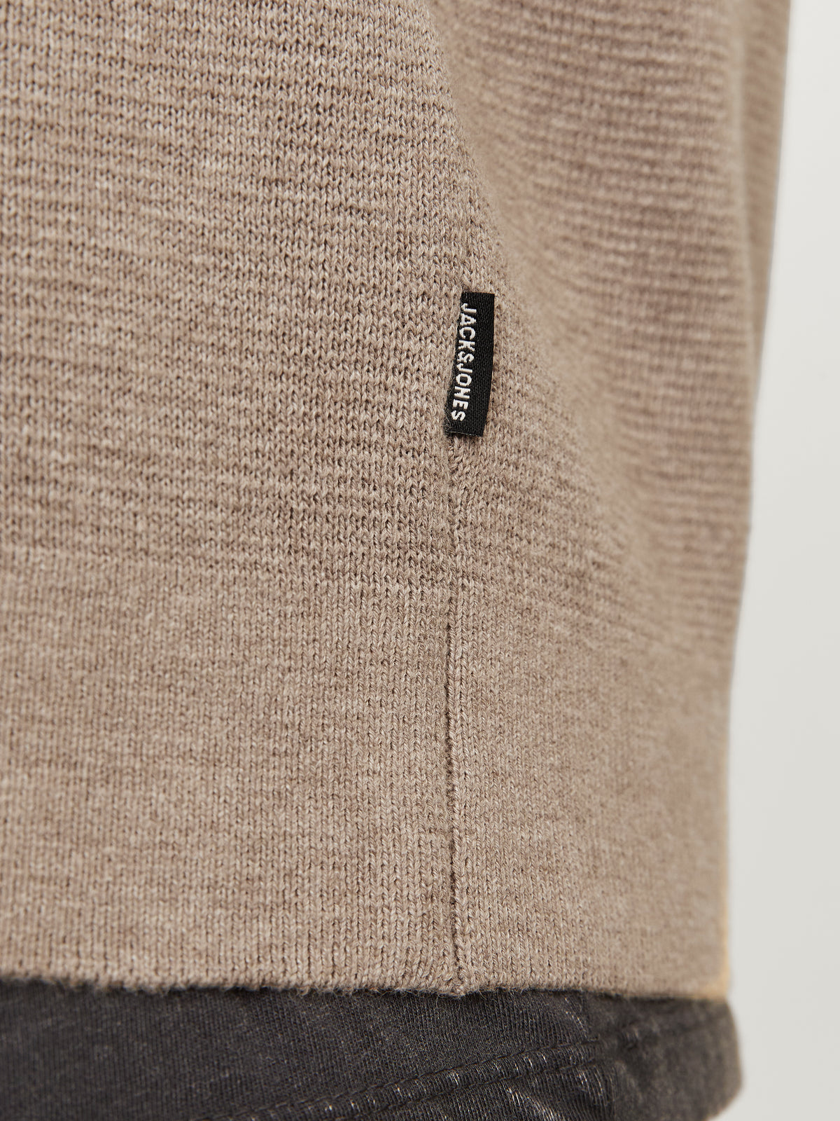 JJMILANO STITCH KNIT HALF ZIP SN